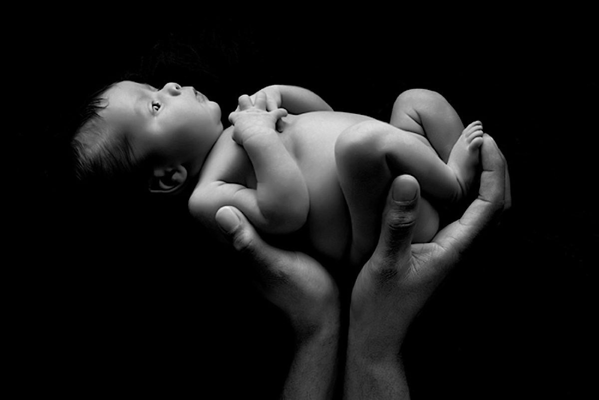 Newborn studio photography Swansea